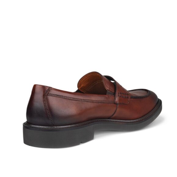 ECCO Metropole London Men's Leather Penny Loafer - Picture 3 of 5
